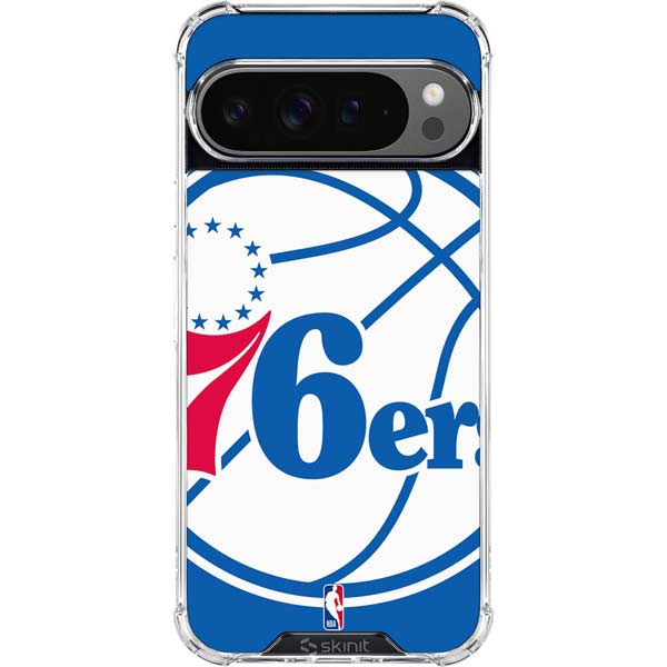 NBA Philadelphia 76ers Large Logo Google Pixel 10 Pro XL Clear Case