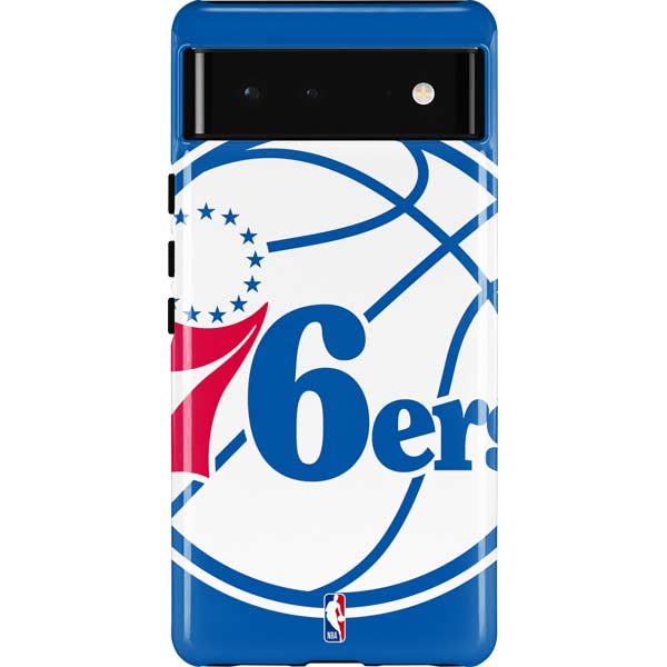 NBA Philadelphia 76ers Large Logo Pixel Cases