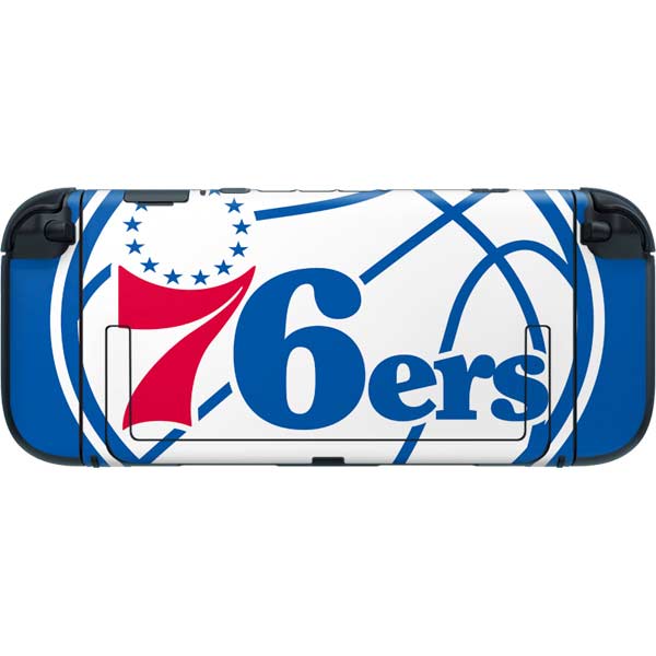 NBA Philadelphia 76ers Large Logo Nintendo Switch 2 (2025) with Joy-Con Skin