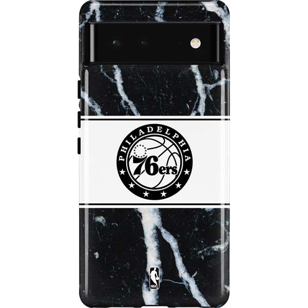 NBA Philadelphia 76ers Marble Pixel Cases