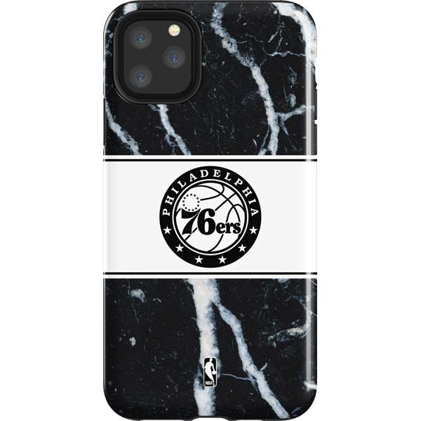 NBA Philadelphia 76ers Marble iPhone Cases