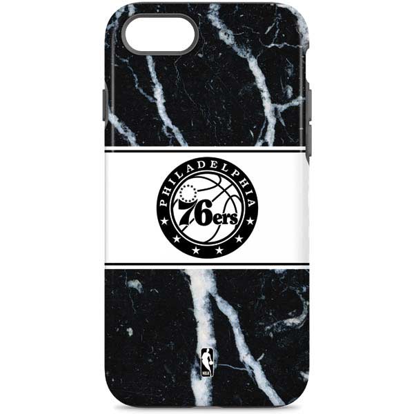 NBA Philadelphia 76ers Marble iPhone Cases