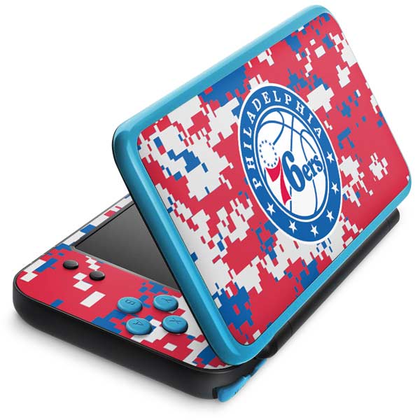 NBA Philadelphia 76ers Red Digi Camo Nintendo Skins