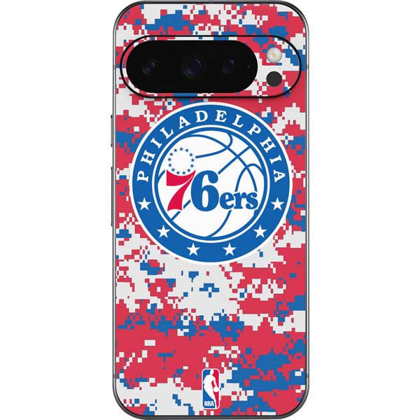 NBA Philadelphia 76ers Red Digi Camo Google Pixel 10 Pro XL Skin
