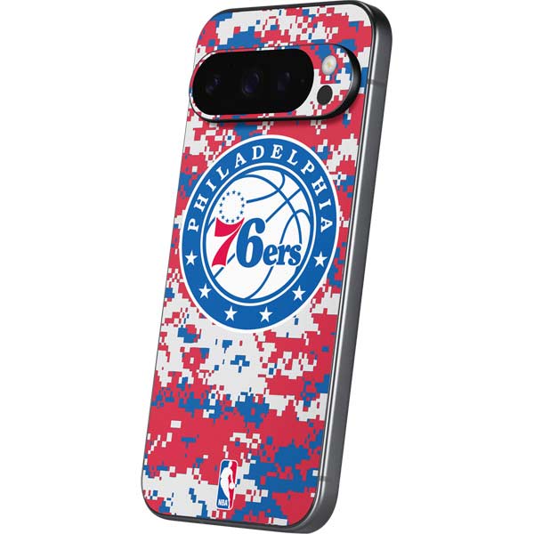 NBA Philadelphia 76ers Red Digi Camo Google Pixel 10 Pro XL Skin