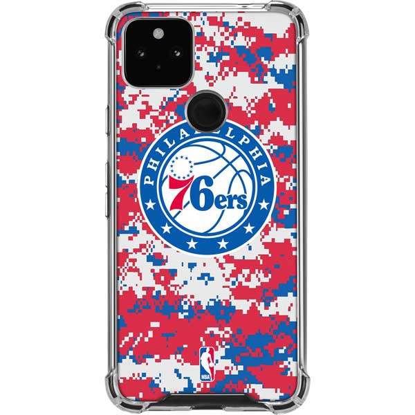 NBA Philadelphia 76ers Red Digi Camo Pixel Cases