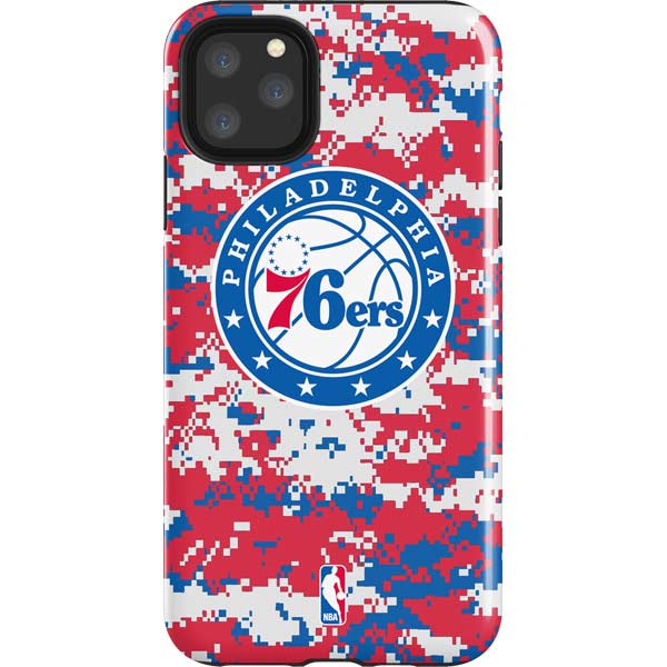 NBA Philadelphia 76ers Red Digi Camo iPhone Cases