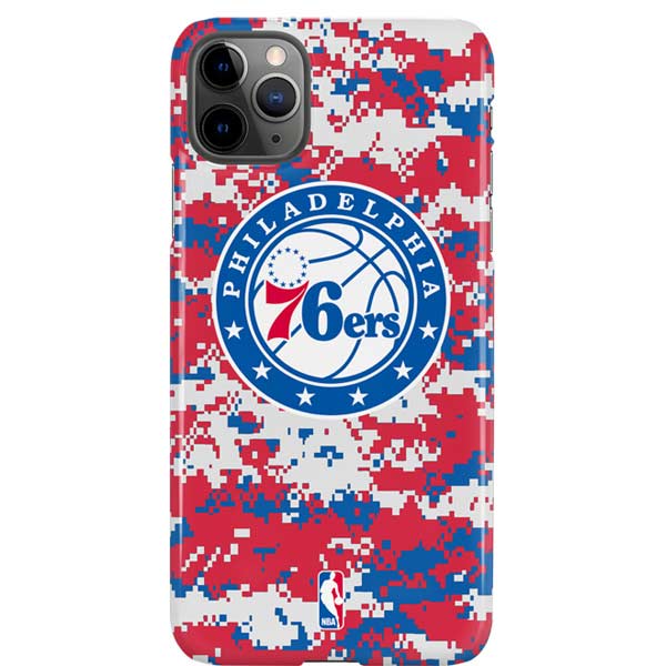 NBA Philadelphia 76ers Red Digi Camo iPhone Cases