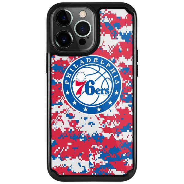 NBA Philadelphia 76ers Red Digi Camo iPhone Cases