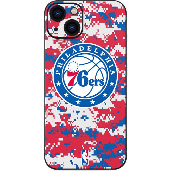 NBA Philadelphia 76ers Red Digi Camo iPhone Skins