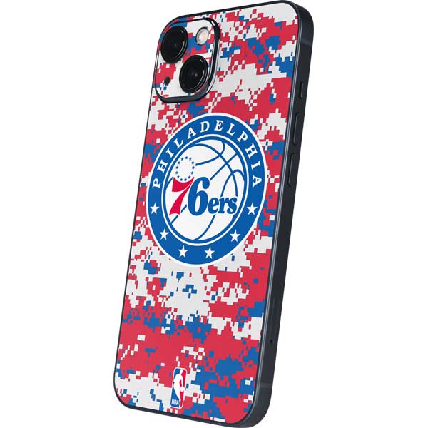 NBA Philadelphia 76ers Red Digi Camo iPhone Skins
