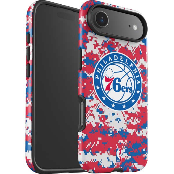 NBA Philadelphia 76ers Red Digi Camo iPhone 17 Air Impact Case
