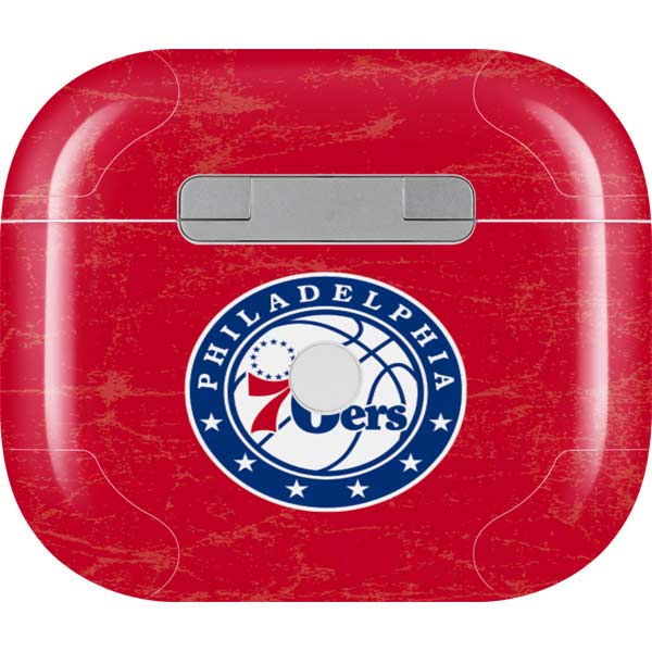 NBA Philadelphia 76ers Distressed Apple AirPods (3rd Gen 2021) Skin