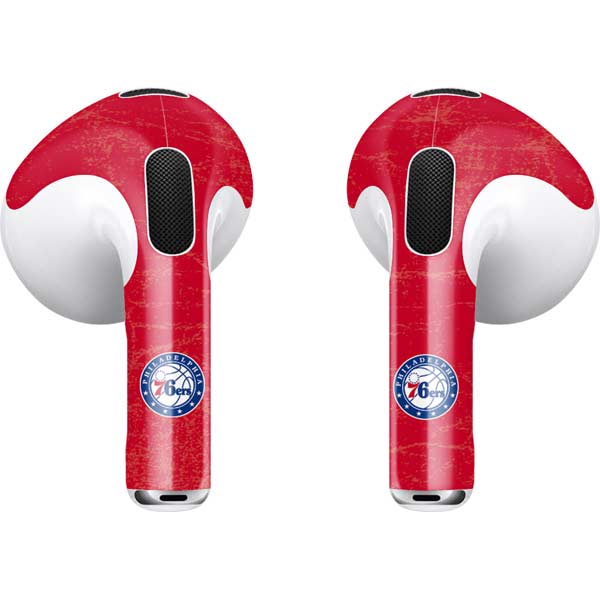 NBA Philadelphia 76ers Distressed Apple AirPods (3rd Gen 2021) Skin