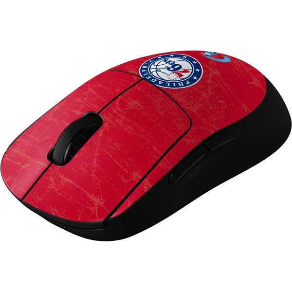 NBA Philadelphia 76ers Distressed G Pro Wireless Gaming Mouse Skin