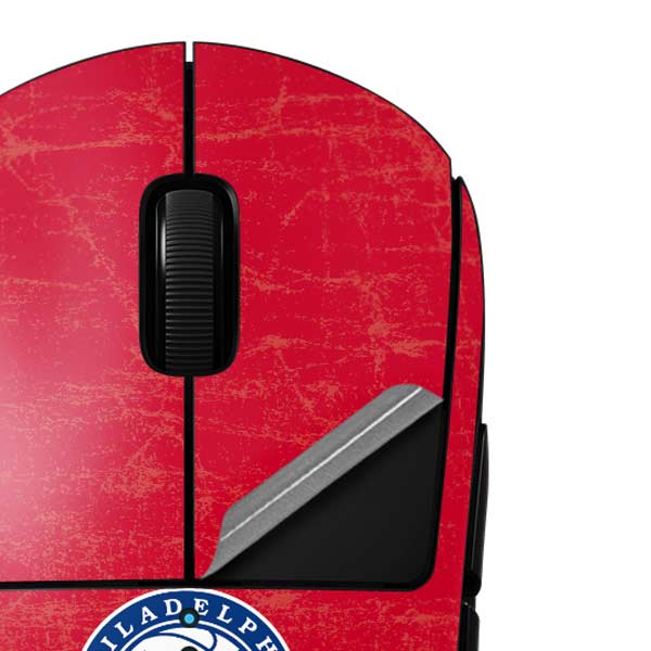 NBA Philadelphia 76ers Distressed G Pro Wireless Gaming Mouse Skin