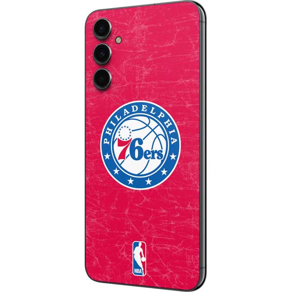 NBA Philadelphia 76ers Distressed Galaxy A14 5G Skin