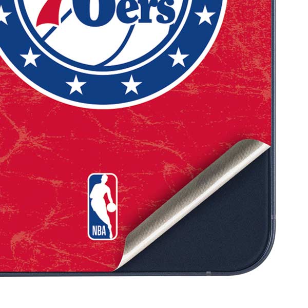 NBA Philadelphia 76ers Distressed Galaxy A36 5G Skin