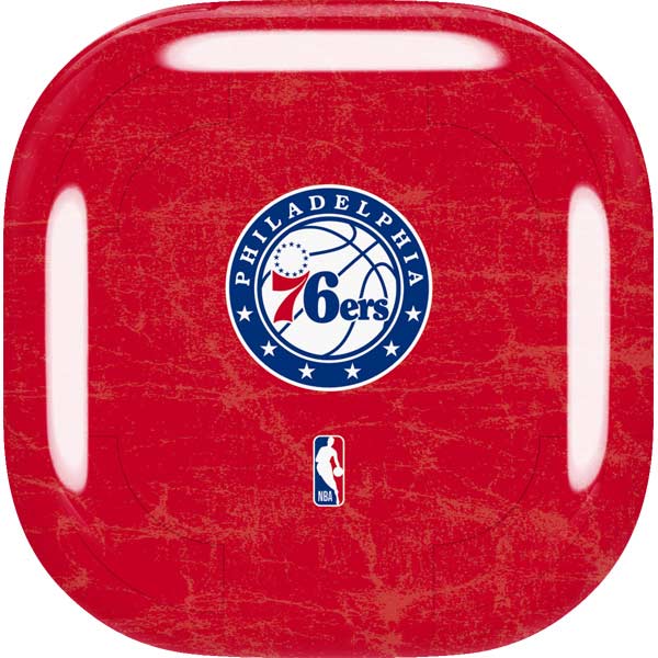 NBA Philadelphia 76ers Distressed Galaxy Buds Live Skin