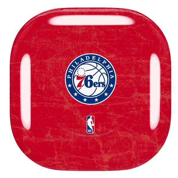 NBA Philadelphia 76ers Distressed Galaxy Buds Live Skin