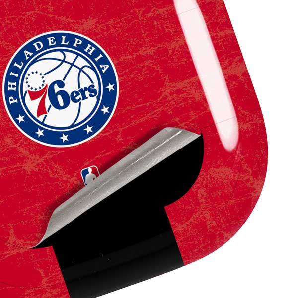 NBA Philadelphia 76ers Distressed Galaxy Buds Live Skin