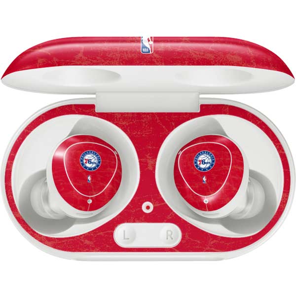 NBA Philadelphia 76ers Distressed Galaxy Buds Plus Skin