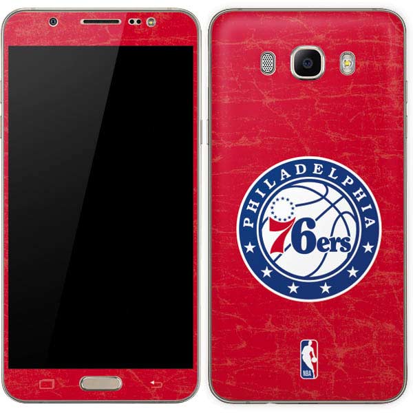 NBA Philadelphia 76ers Distressed Galaxy J7 Skin