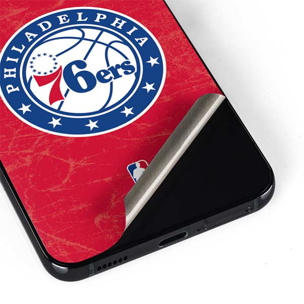 NBA Philadelphia 76ers Distressed Galaxy S22 Plus Skin