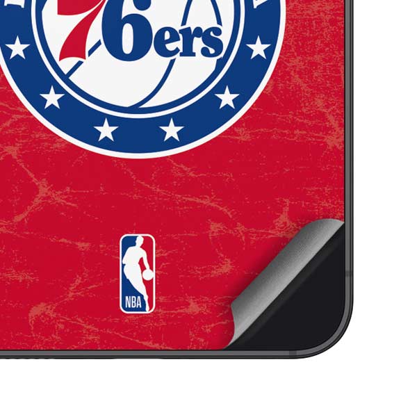NBA Philadelphia 76ers Distressed Galaxy S23 Plus Skin