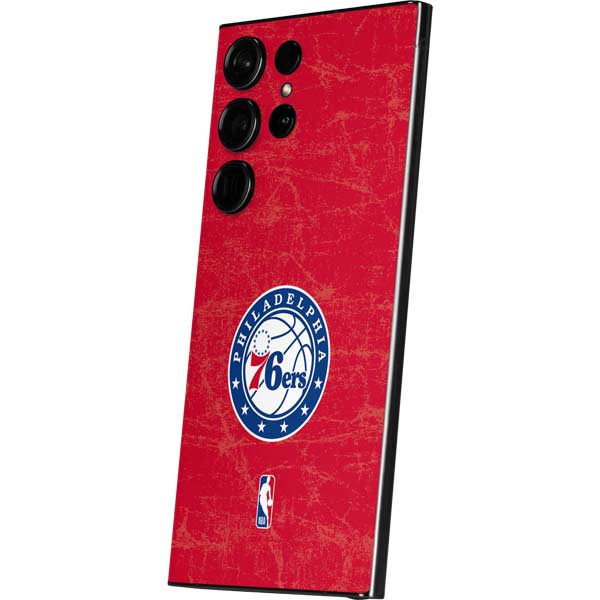 NBA Philadelphia 76ers Distressed Galaxy S24 Ultra Skin