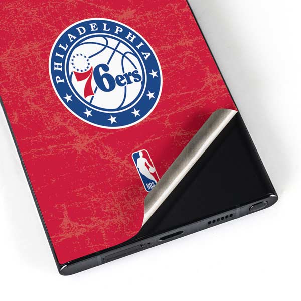 NBA Philadelphia 76ers Distressed Galaxy S24 Ultra Skin