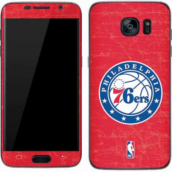 NBA Philadelphia 76ers Distressed Galaxy S7 Skin