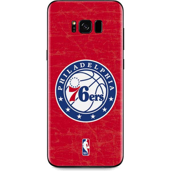 NBA Philadelphia 76ers Distressed Galaxy S8 Plus Skin