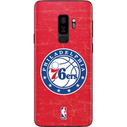 NBA Philadelphia 76ers Distressed Galaxy S9 Plus Skin