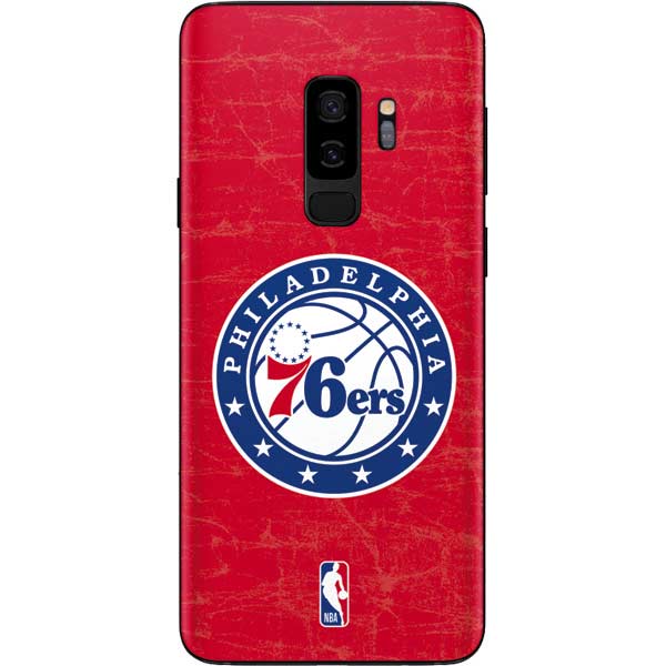 NBA Philadelphia 76ers Distressed Galaxy S9 Plus Skin