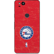 NBA Philadelphia 76ers Distressed Google Pixel 2 Skin