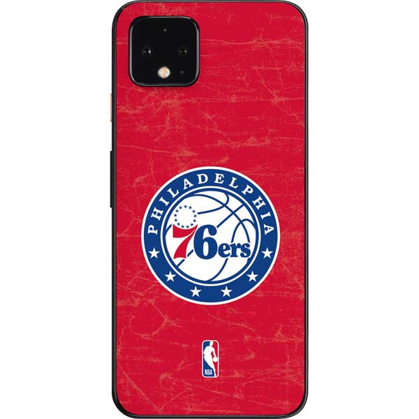 NBA Philadelphia 76ers Distressed Google Pixel 4 Skin