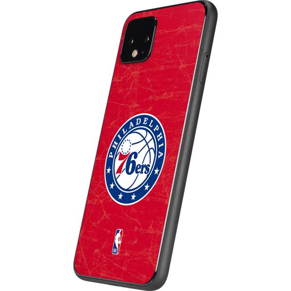NBA Philadelphia 76ers Distressed Google Pixel 4 Skin