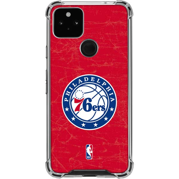 NBA Philadelphia 76ers Distressed Pixel Cases