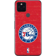NBA Philadelphia 76ers Distressed Google Pixel 5 Skin