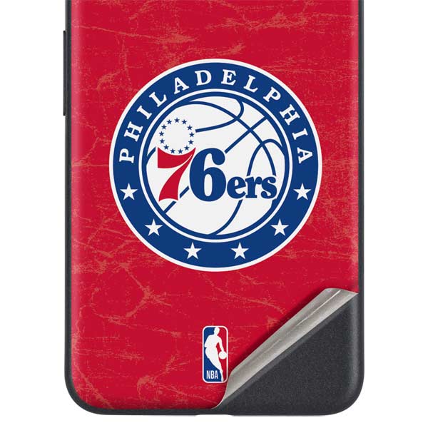 NBA Philadelphia 76ers Distressed Google Pixel 5 Skin