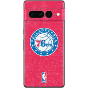 NBA Philadelphia 76ers Distressed Google Pixel 7 Pro Skin