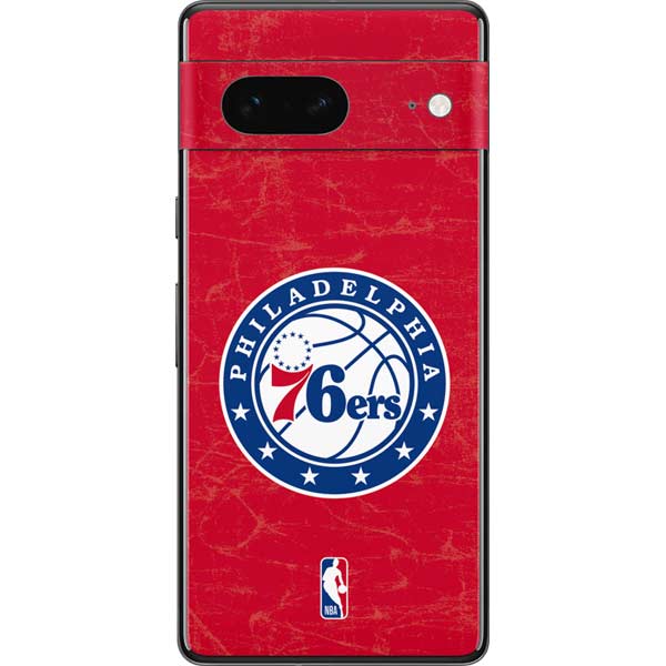 NBA Philadelphia 76ers Distressed Pixel Skins