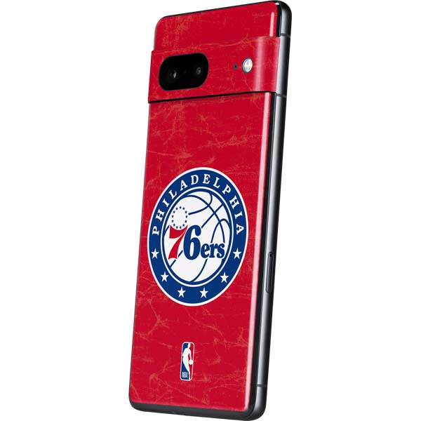NBA Philadelphia 76ers Distressed Google Pixel 7 Skin