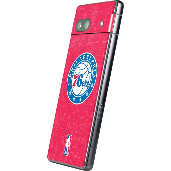 NBA Philadelphia 76ers Distressed Google Pixel 7a Skin