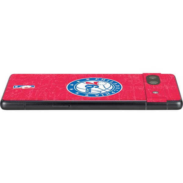 NBA Philadelphia 76ers Distressed Google Pixel 7a Skin