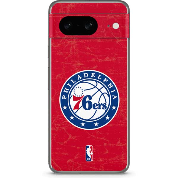 NBA Philadelphia 76ers Distressed Google Pixel 8 Skin