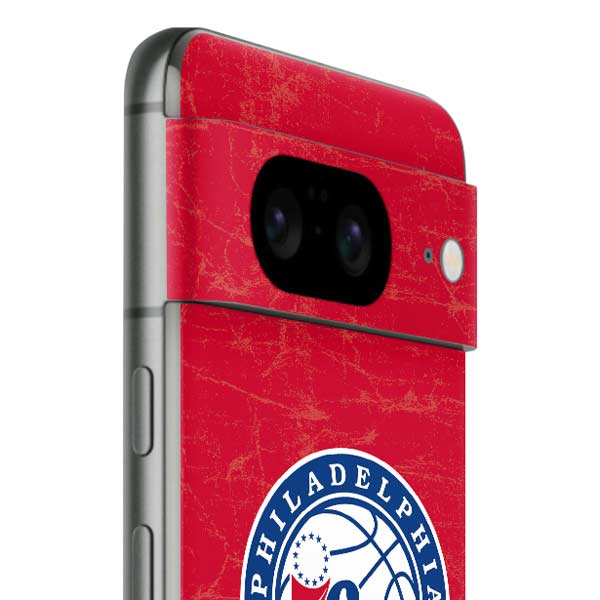 NBA Philadelphia 76ers Distressed Google Pixel 8 Skin