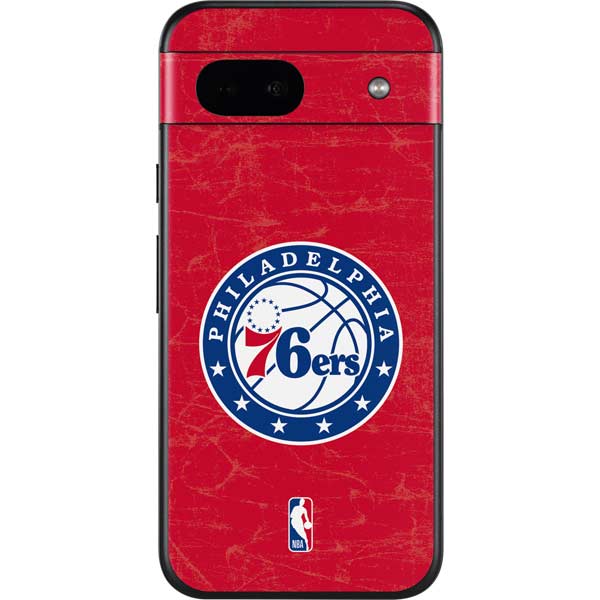 NBA Philadelphia 76ers Distressed Google Pixel 8a Skin
