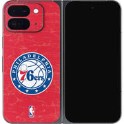 NBA Philadelphia 76ers Distressed Google Pixel 9 Pro Fold Skin